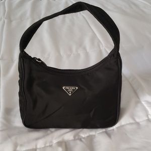 Prada nylon tessuto mini hobo bag